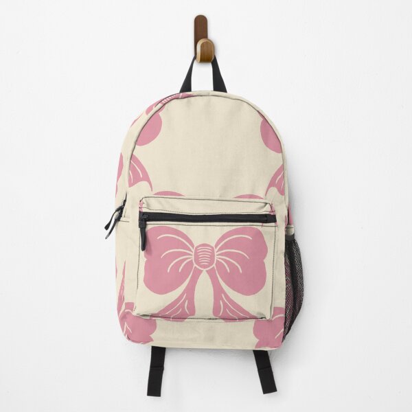 Item preview, Large Sweet Coquette Bow Toile Pink Cream Pattern designed and sold by DColourMuse.
