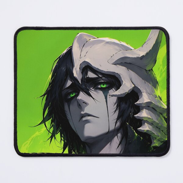 Item preview, Ulquiorra | Dark Horned Phantom Warrior | Emerald Spirit Anime Aesthetic Art Print designed and sold by Dyan4.