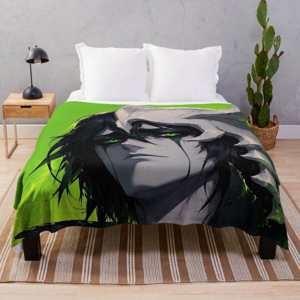 Item preview, Ulquiorra | Dark Horned Phantom Warrior | Emerald Spirit Anime Aesthetic Art Print designed and sold by Dyan4.