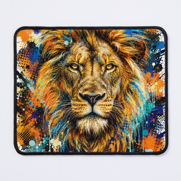 Item preview, Street Art Lion Graffiti Portrait Urban Wildlife designed and sold by Tobull.