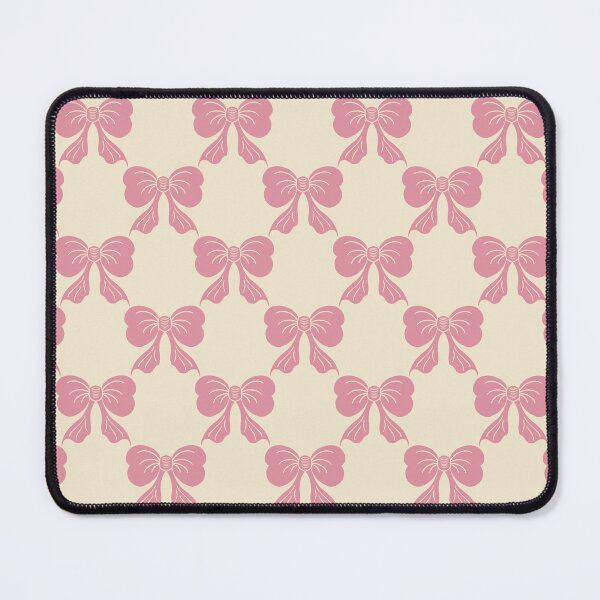 Item preview, Medium Sweet Coquette Bow Toile Pink Cream Pattern designed and sold by DColourMuse.