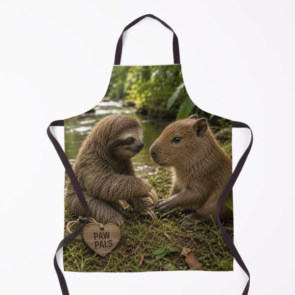 Item preview, Paw Pals Sloth Capybara Cute Animal Friends designed and sold by BagFactoryUK.