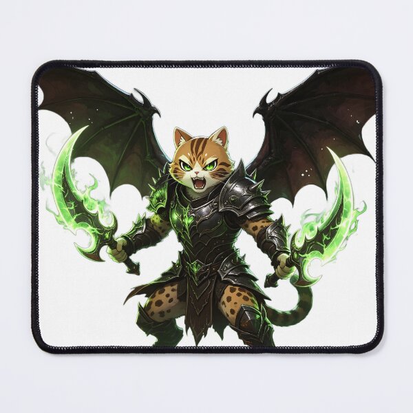 Item preview, The Shadow Demon Hunter - Epic Felis Nigripes Warrior designed and sold by ABYSSLAB.