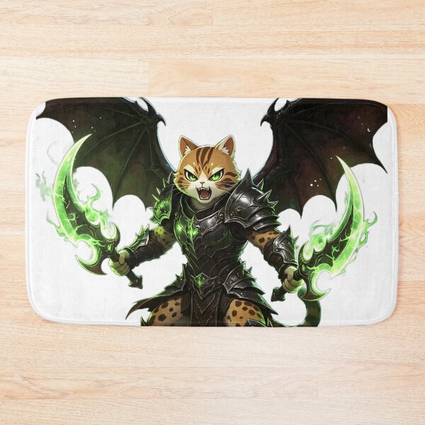 Item preview, The Shadow Demon Hunter - Epic Felis Nigripes Warrior designed and sold by ABYSSLAB.