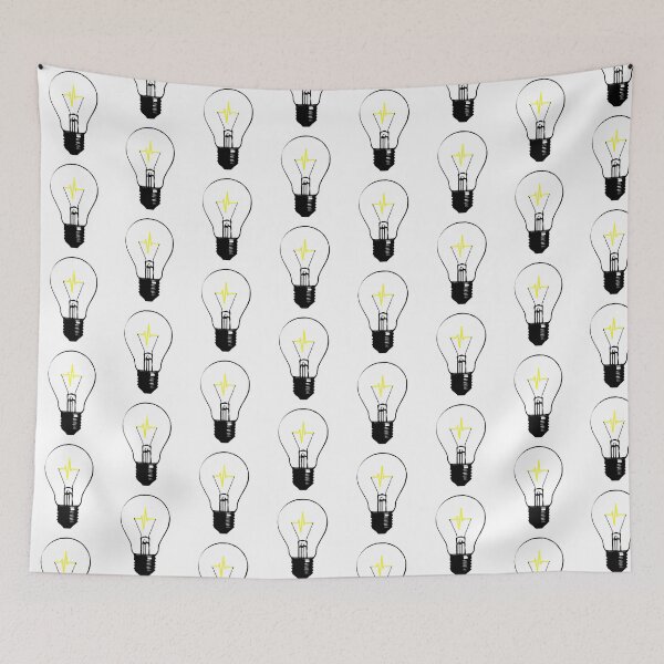 Item preview, Light Bulb Idea Waveform Art designed and sold by GiaoCalonas.