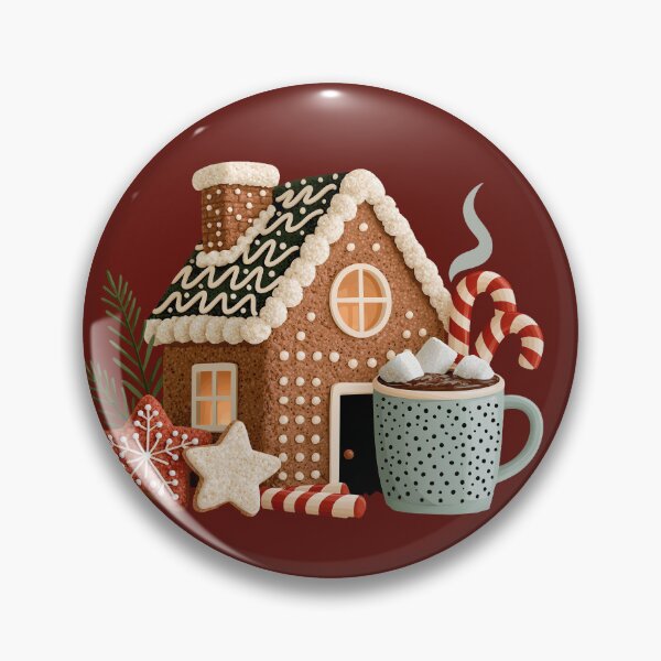 Item preview, Cozy Christmas Gingerbread House and Hot Chocolate designed and sold by colorful-white.