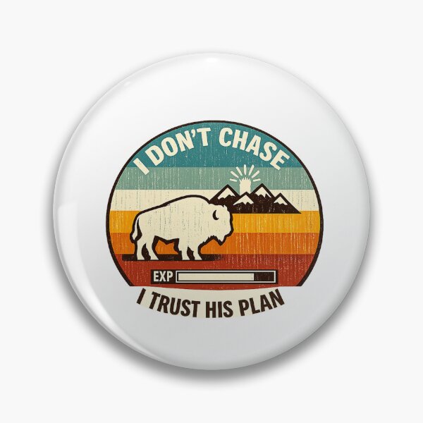 Item preview, I Don't Chase I Trust His Plan Bison Yellowstone Travel Crew designed and sold by Yellowriversss.