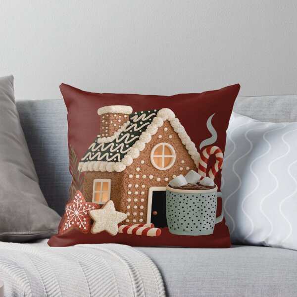 Item preview, Cozy Christmas Gingerbread House and Hot Chocolate designed and sold by colorful-white.