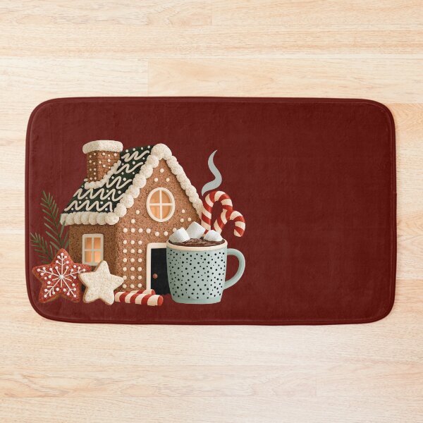 Item preview, Cozy Christmas Gingerbread House and Hot Chocolate designed and sold by colorful-white.