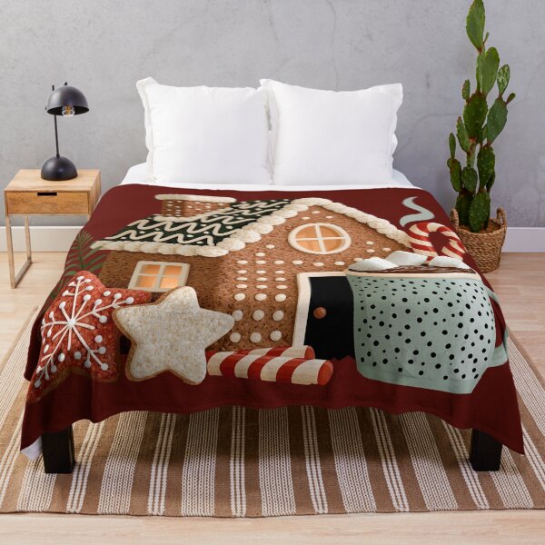Item preview, Cozy Christmas Gingerbread House and Hot Chocolate designed and sold by colorful-white.