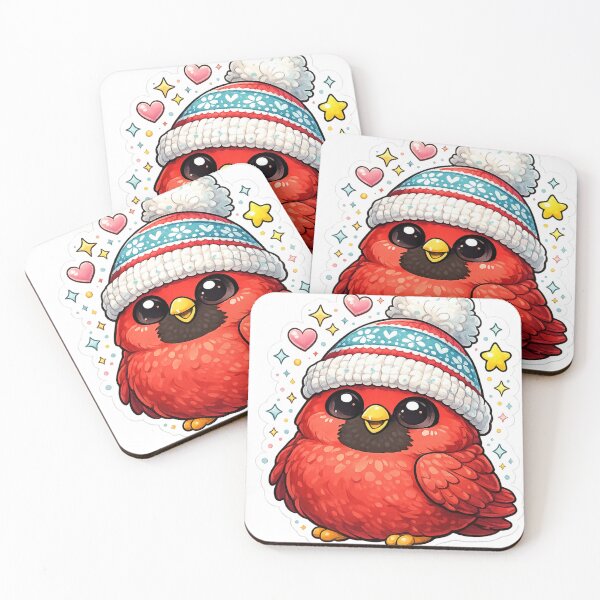 Item preview, Cozy Winter Robin designed and sold by Funky Fable studio.
