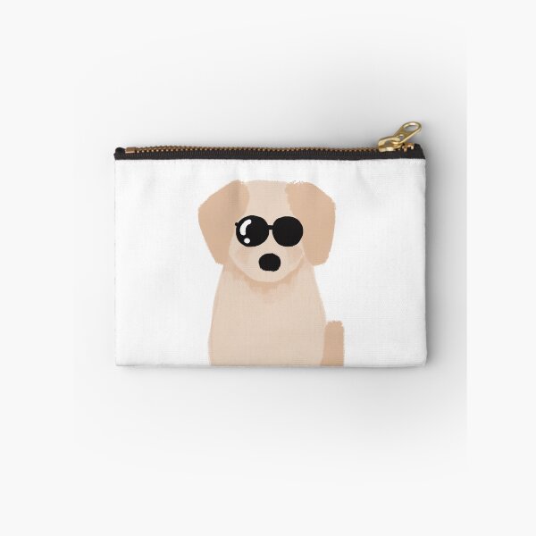Item preview, Funny dog Golden Retriever wearing glasses designed and sold by Malvamalu.