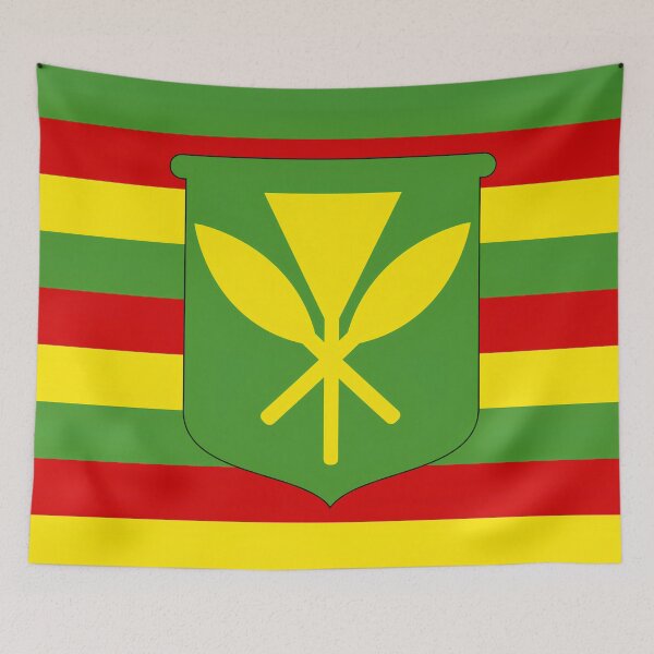 Item preview, Original Hawaiian Flag- Kanaka Maoli designed and sold by AlaskaExtreme.