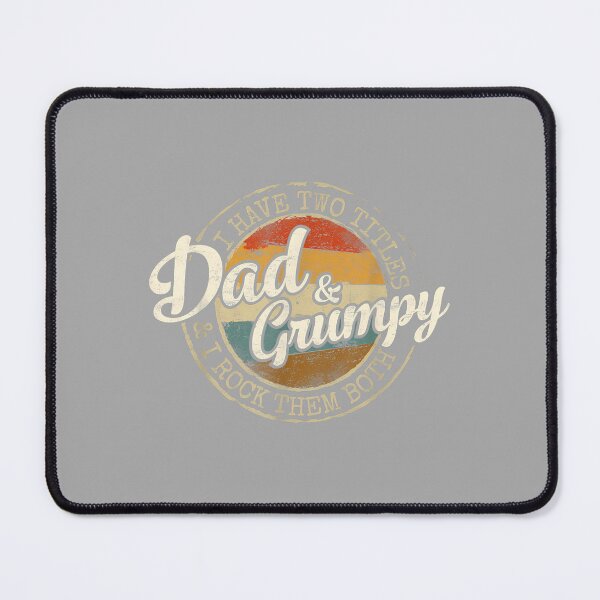 Item preview, I Have Two Titles Dad & Grumpy Vintage Stamp Fathers Day designed and sold by ArleneRowe.