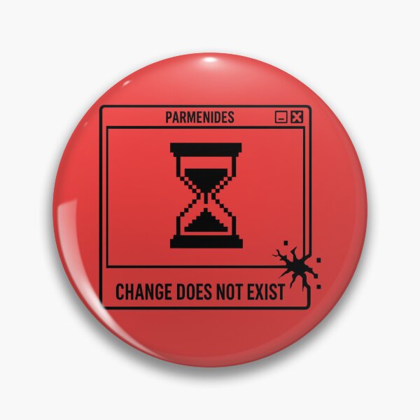 Item preview, Change Does Not Exist Cyberpunk Parmenides Loading Hourglass designed and sold by MeaningIsUse.