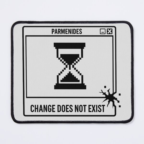 Item preview, Change Does Not Exist Cyberpunk Parmenides Loading Hourglass designed and sold by MeaningIsUse.