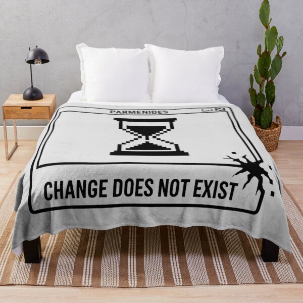 Item preview, Change Does Not Exist Cyberpunk Parmenides Loading Hourglass designed and sold by MeaningIsUse.