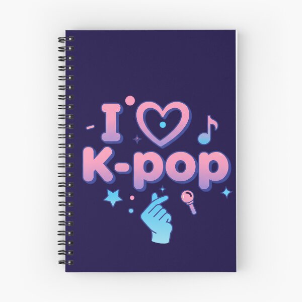 Item preview, I Love K-Pop Cute Pastel Finger Heart Illustration designed and sold by Exquisite Design Studio „Paculówka”.