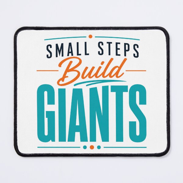 Item preview, Small Steps Build Big Dreams Motivational Success Quote designed and sold by the-dovlat.
