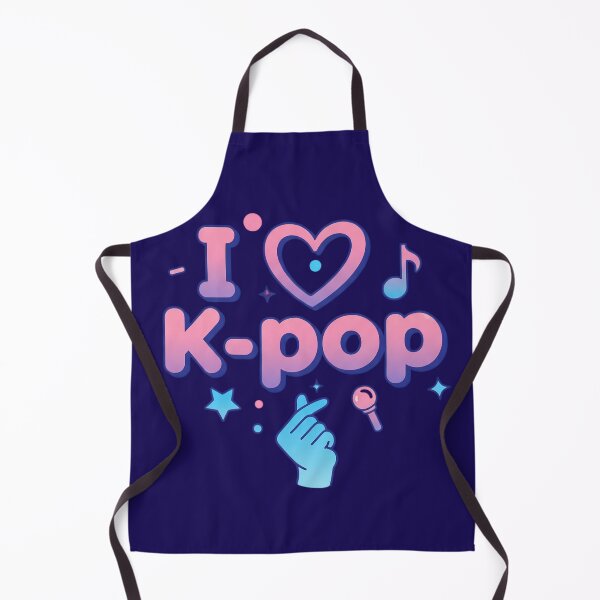 Item preview, I Love K-Pop Cute Pastel Finger Heart Illustration designed and sold by Exquisite Design Studio „Paculówka”.
