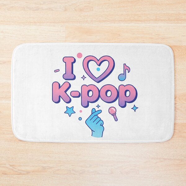 Item preview, I Love K-Pop Cute Pastel Finger Heart Illustration designed and sold by Exquisite Design Studio „Paculówka”.
