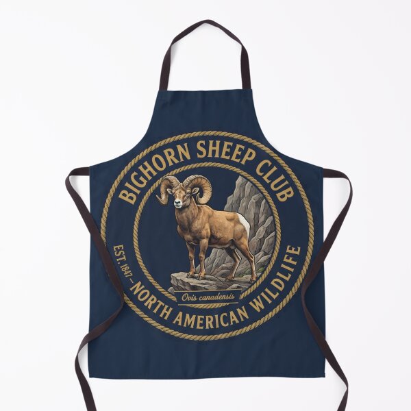 Item preview, Insignia antigua del Club de Ovejas Bighorn Fauna silvestre de Norteamérica designed and sold by CalmCapy Co.