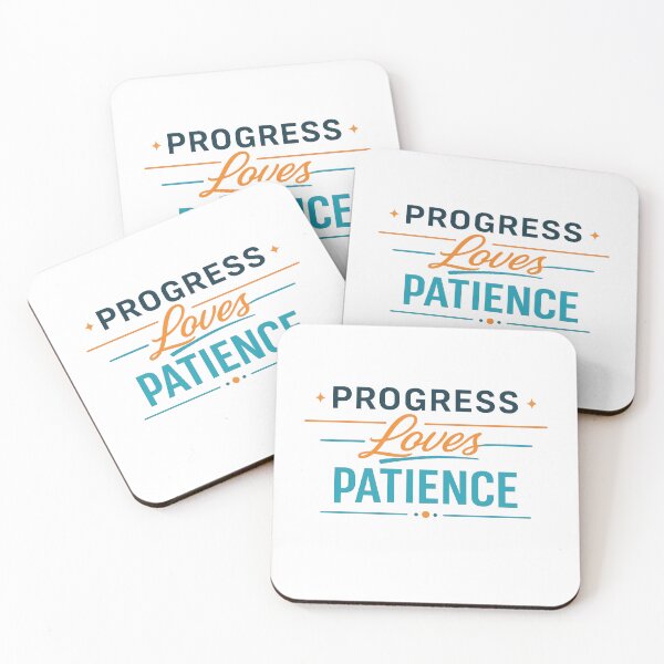 Item preview, Patience Creates Progress Inspirational Growth Mindset Quote designed and sold by the-dovlat.