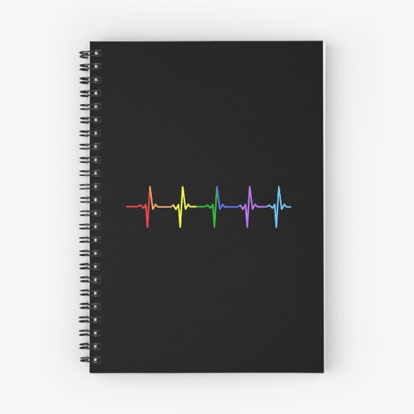 Item preview, Rainbow Heartbeat EKG Art designed and sold by GiaoCalonas.