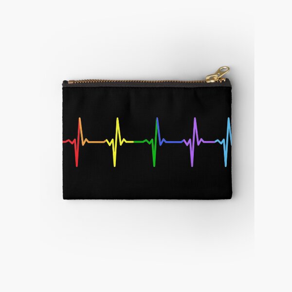 Item preview, Rainbow Heartbeat EKG Art designed and sold by GiaoCalonas.