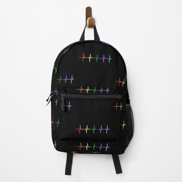 Item preview, Rainbow Heartbeat EKG Art designed and sold by GiaoCalonas.