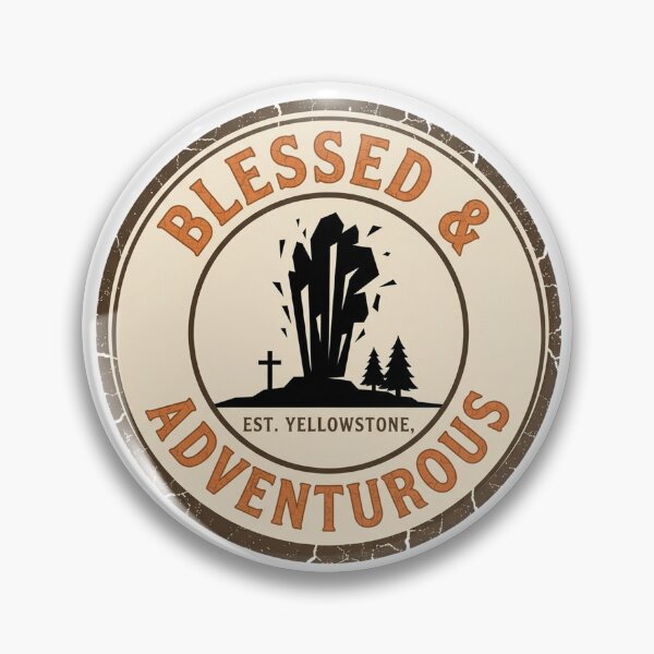 Item preview, Blessed And Adventurous Yellowstone Christian Travel Crew designed and sold by Yellowriversss.