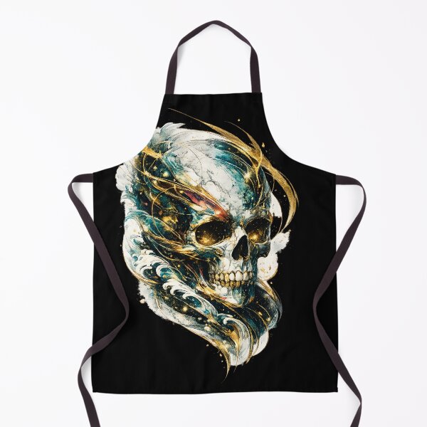 Item preview, Luxury Abstract Skull | Marble & Gold Gothic Illustration designed and sold by Origamoart.