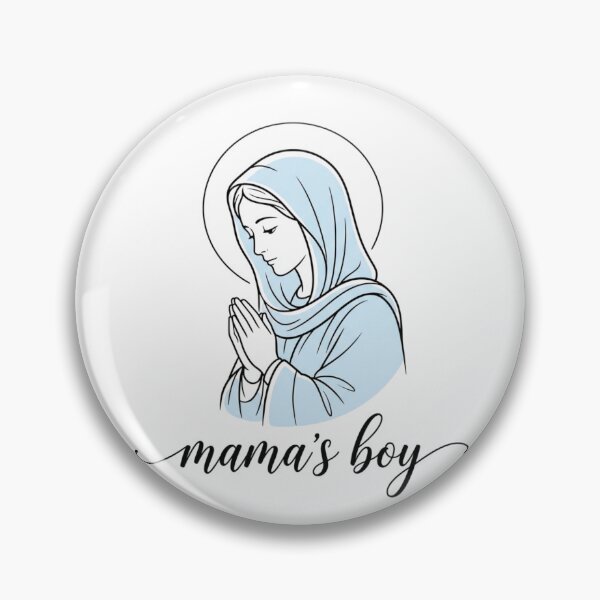 Item preview, Mama's Boy Virgin Mary Christian Aesthetic designed and sold by raedattia.