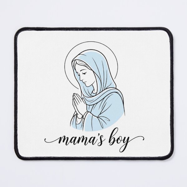 Item preview, Mama's Boy Virgin Mary Christian Aesthetic designed and sold by raedattia.