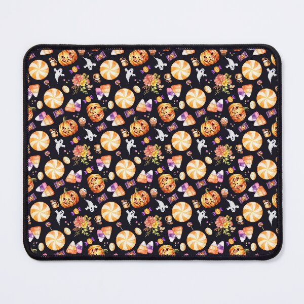 Item preview, Whimsical Watercolor Halloween Pumpkin Ghost Seamless Pattern designed and sold by Chromaovo.