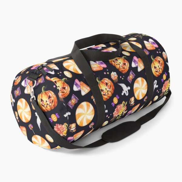Item preview, Whimsical Watercolor Halloween Pumpkin Ghost Seamless Pattern designed and sold by Chromaovo.