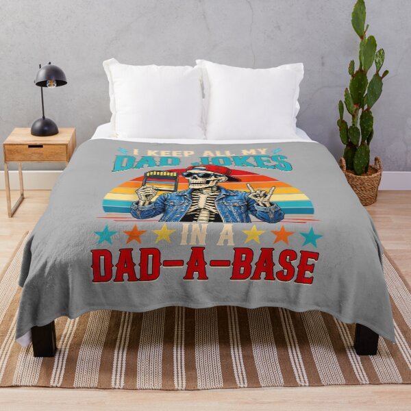 Item preview, I Keep All My Dad Jokes in A Dad-a-Base Skeleton Fathers Day designed and sold by ArleneRowe.