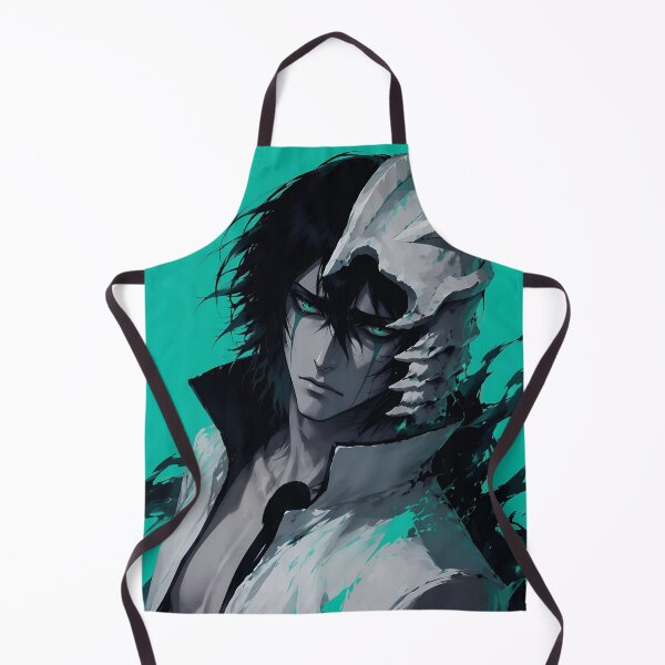 Item preview, Ulquiorra | Dark Hollow Mask Anime Warrior | Gothic Fantasy Demon Portrait | Emerald Eyes Manga Inspired Digital Art designed and sold by Dyan4.