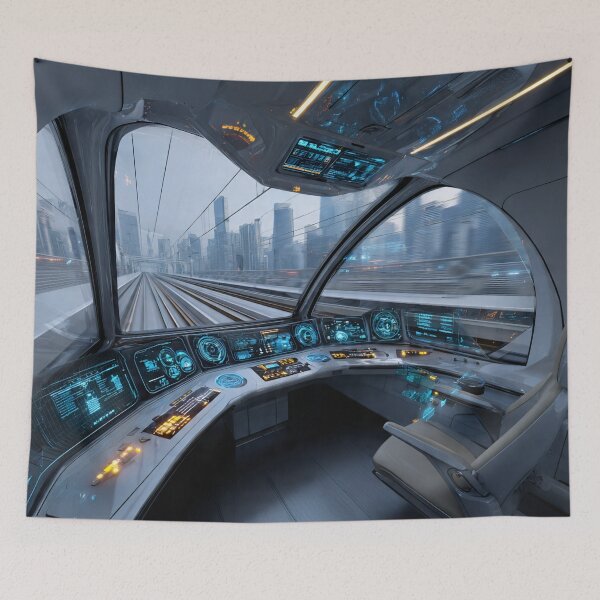 Item preview, Maglev Train Cockpit  designed and sold by AwesomeDigiShop.