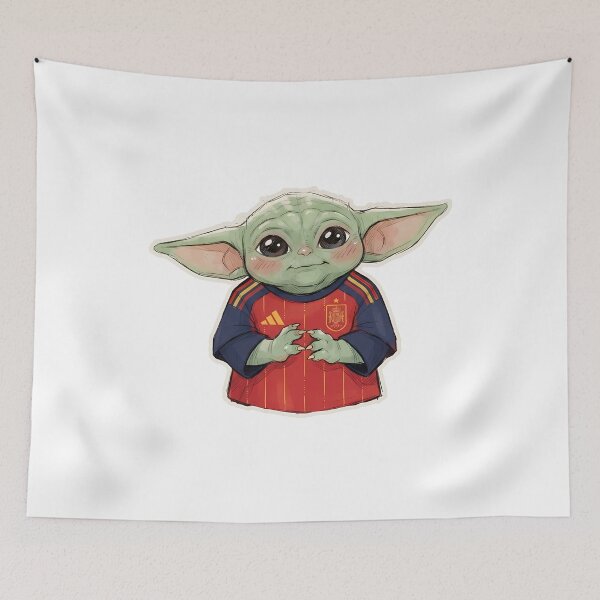 Item preview, BABY YODA SPAIN SOCCER designed and sold by LIS AND MELIVERSO.