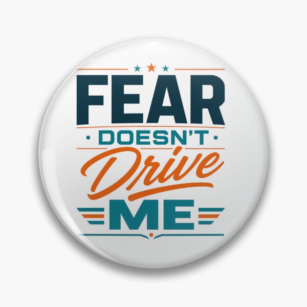Item preview, Fear Doesn't Control Me Bold Motivational Mindset Quote designed and sold by the-dovlat.