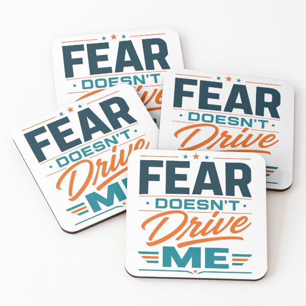 Item preview, Fear Doesn't Control Me Bold Motivational Mindset Quote designed and sold by the-dovlat.
