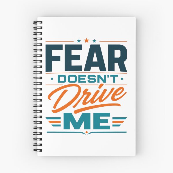 Item preview, Fear Doesn't Control Me Bold Motivational Mindset Quote designed and sold by the-dovlat.