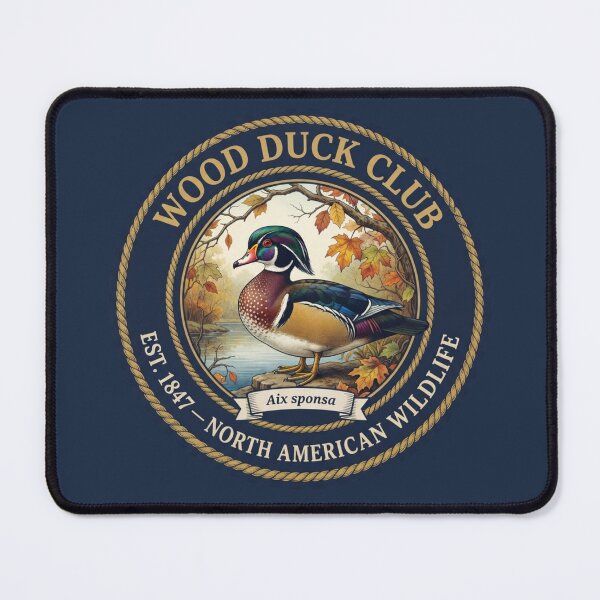Item preview, Wood Duck Club Vintage Badge North American Wildlife designed and sold by CalmCapy Co.