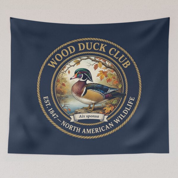 Item preview, Wood Duck Club Vintage Badge North American Wildlife designed and sold by CalmCapy Co.