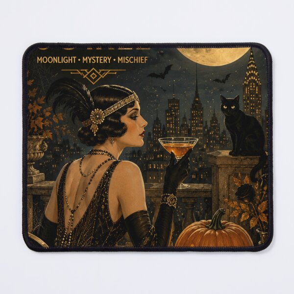 Item preview, Halloween Soirée – Art Deco Halloween from the Roaring Twenties designed and sold by GildedPagesCo.
