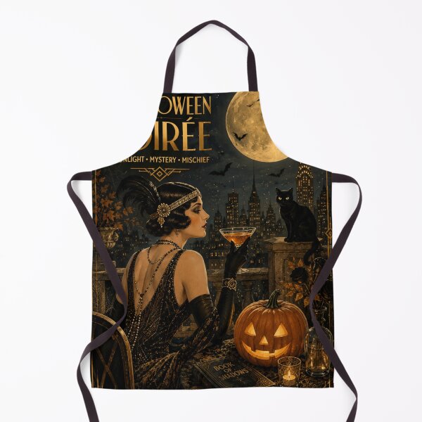 Item preview, Halloween Soirée – Art Deco Halloween from the Roaring Twenties designed and sold by GildedPagesCo.