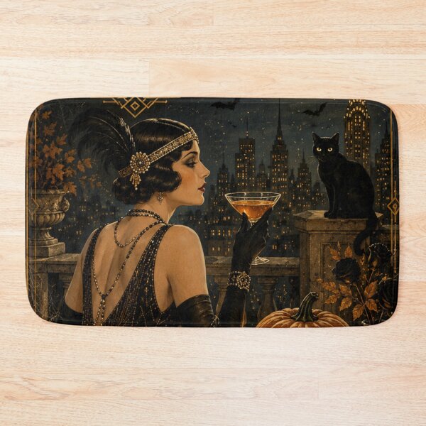 Item preview, Halloween Soirée – Art Deco Halloween from the Roaring Twenties designed and sold by GildedPagesCo.