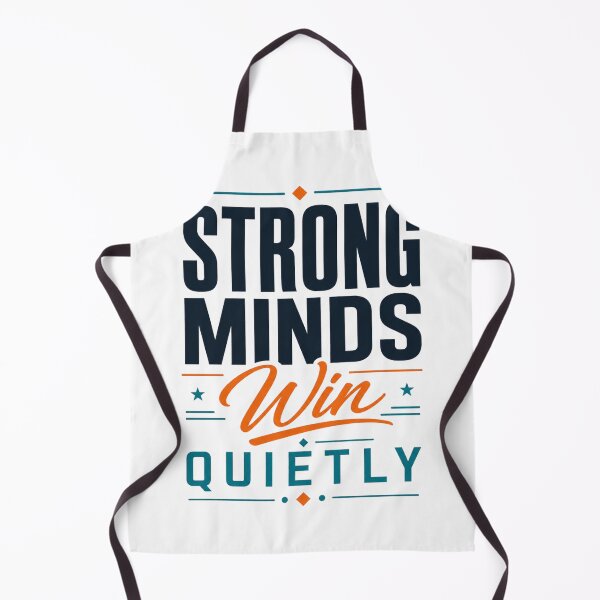 Item preview, Strong Minds Win Quietly Mental Strength Motivation Quote designed and sold by the-dovlat.