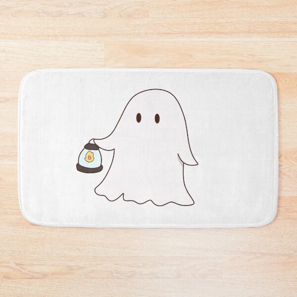 Item preview, Cute Ghost Holding Lantern Halloween Illustration designed and sold by Zmonz.